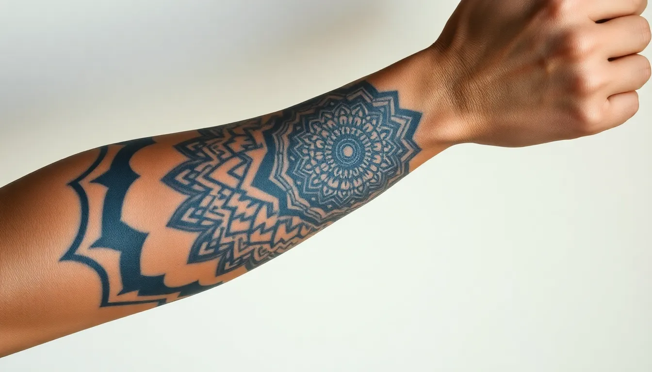 50+ Epic Fill In Tattoo Ideas for Men's Sleeves That Actually Work 2 50+ Epic Fill In Tattoo Ideas for Men's Sleeves That Actually Work 1
