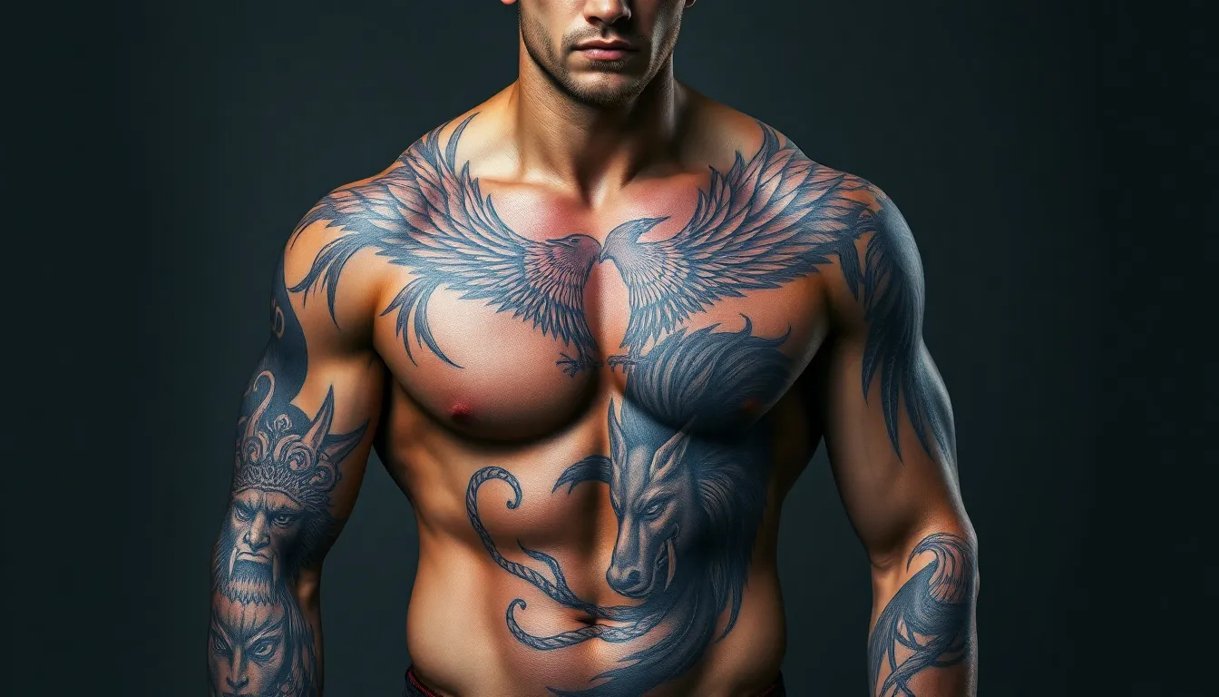 50 Powerful Greek Tattoo Ideas for Men: Gods, Warriors & Ancient Symbols 2 50 Powerful Greek Tattoo Ideas for Men: Gods, Warriors & Ancient Symbols 1