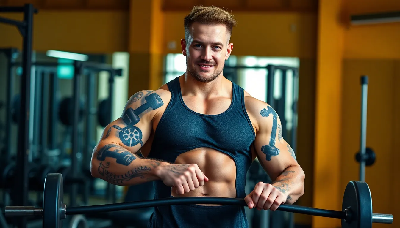 50 Epic Gym Tattoo Ideas for Men: Powerful Designs That Show Your Strength 1