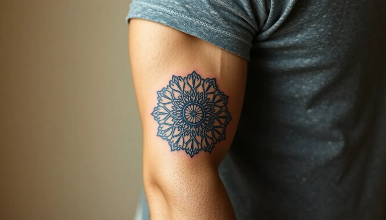 50+ Bold Mandala Tattoo Designs for Men That Command Respect in 2025 1