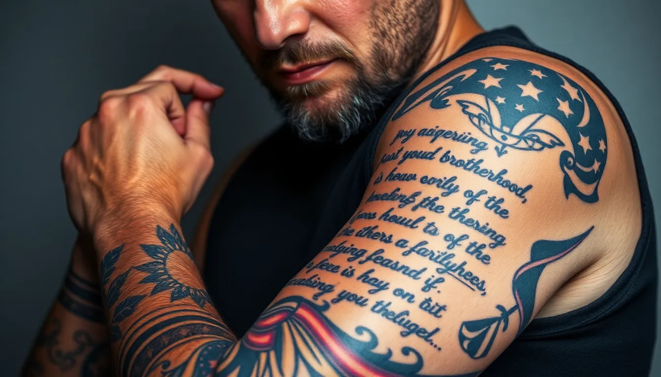 101 Meaningful Tattoo Quotes for Men: Strength, Family & Success Inspiration 2 101 Meaningful Tattoo Quotes for Men: Strength, Family & Success Inspiration 1