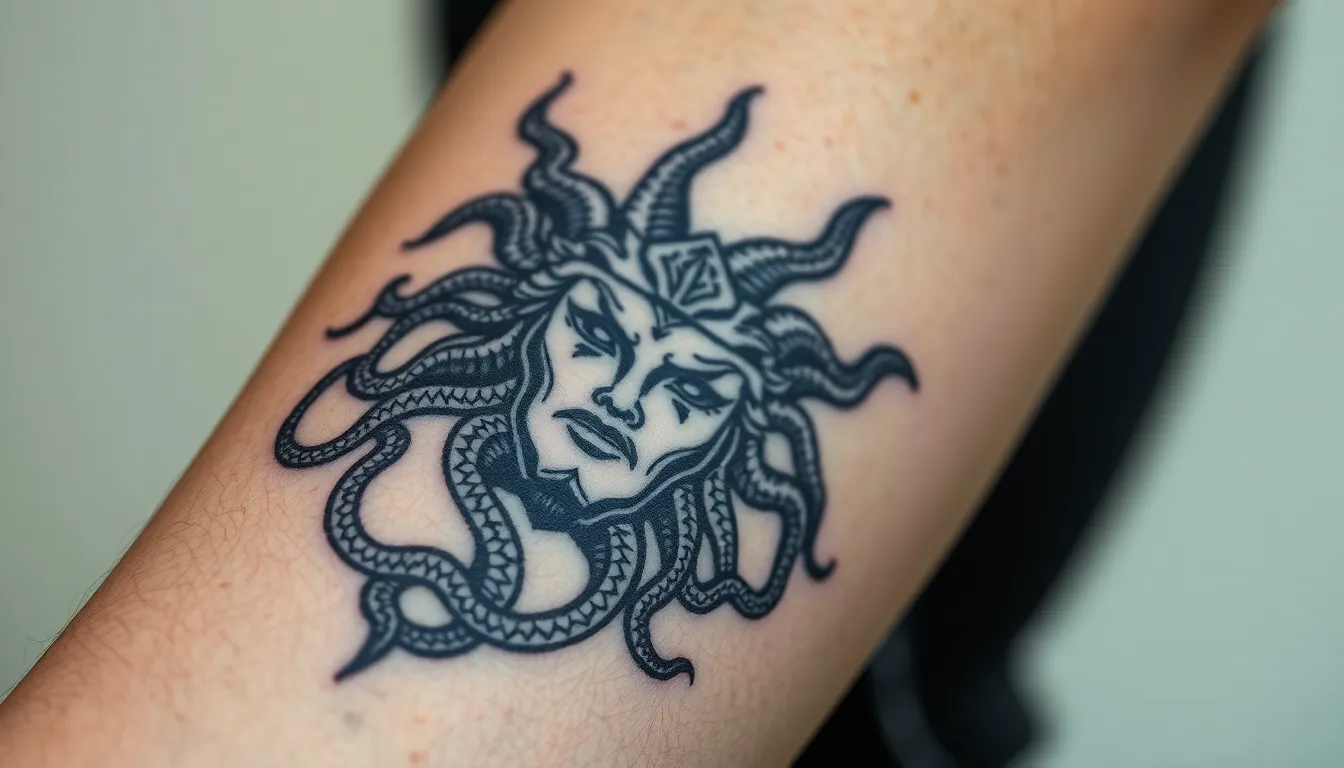 50+ Bold Medusa Tattoo Designs for Men: Mythological Ink Ideas & Placement Guide 2 50+ Bold Medusa Tattoo Designs for Men: Mythological Ink Ideas & Placement Guide 1