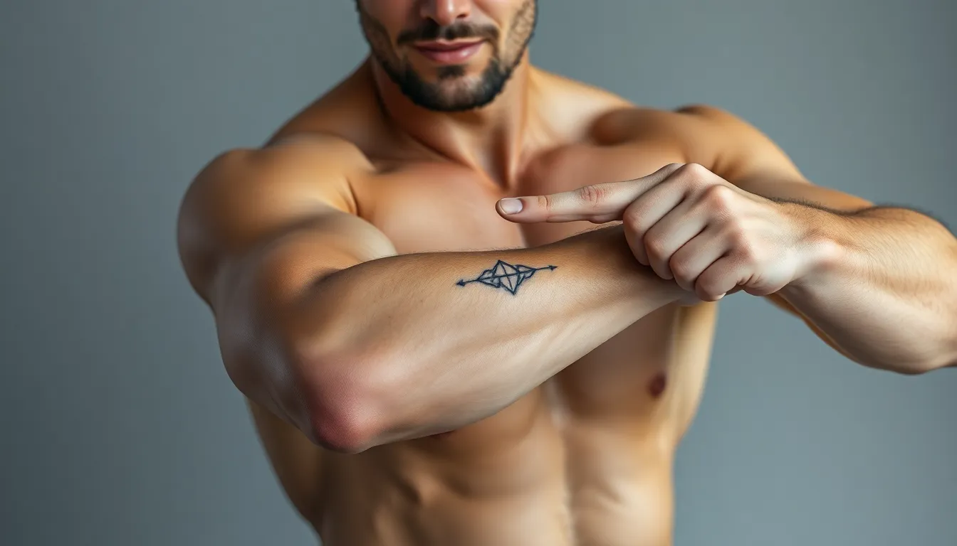50+ Minimalist Tattoo Ideas for Men's Arms: Simple Designs That Make a Bold Statement 1