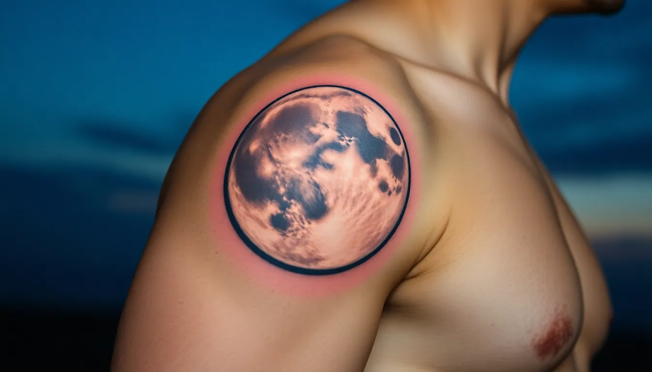 50 Stunning Moon Tattoo Designs for Men: From Minimalist to Bold Sleeve Ideas 2 50 Stunning Moon Tattoo Designs for Men: From Minimalist to Bold Sleeve Ideas 1
