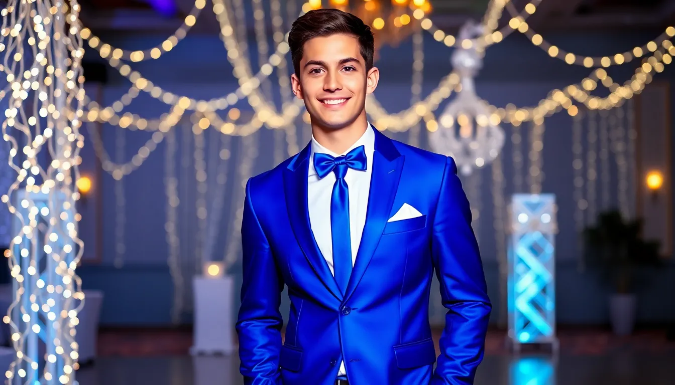 Best Blue Prom Suits for Men: Navy, Royal & Light Blue Styles Under $200 2 Best Blue Prom Suits for Men: Navy, Royal & Light Blue Styles Under $200 1