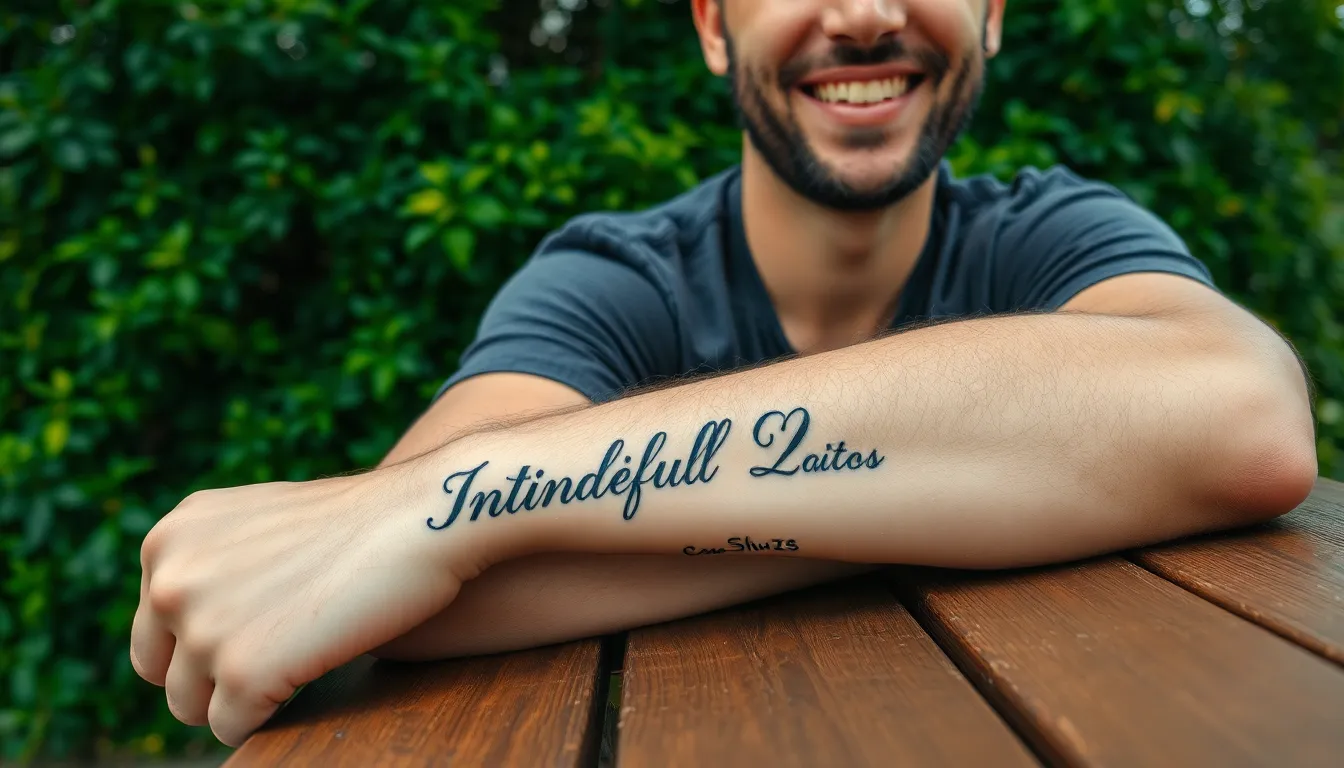 50+ Best Forearm Quote Tattoos for Men: Powerful Ideas & Font Styles 1