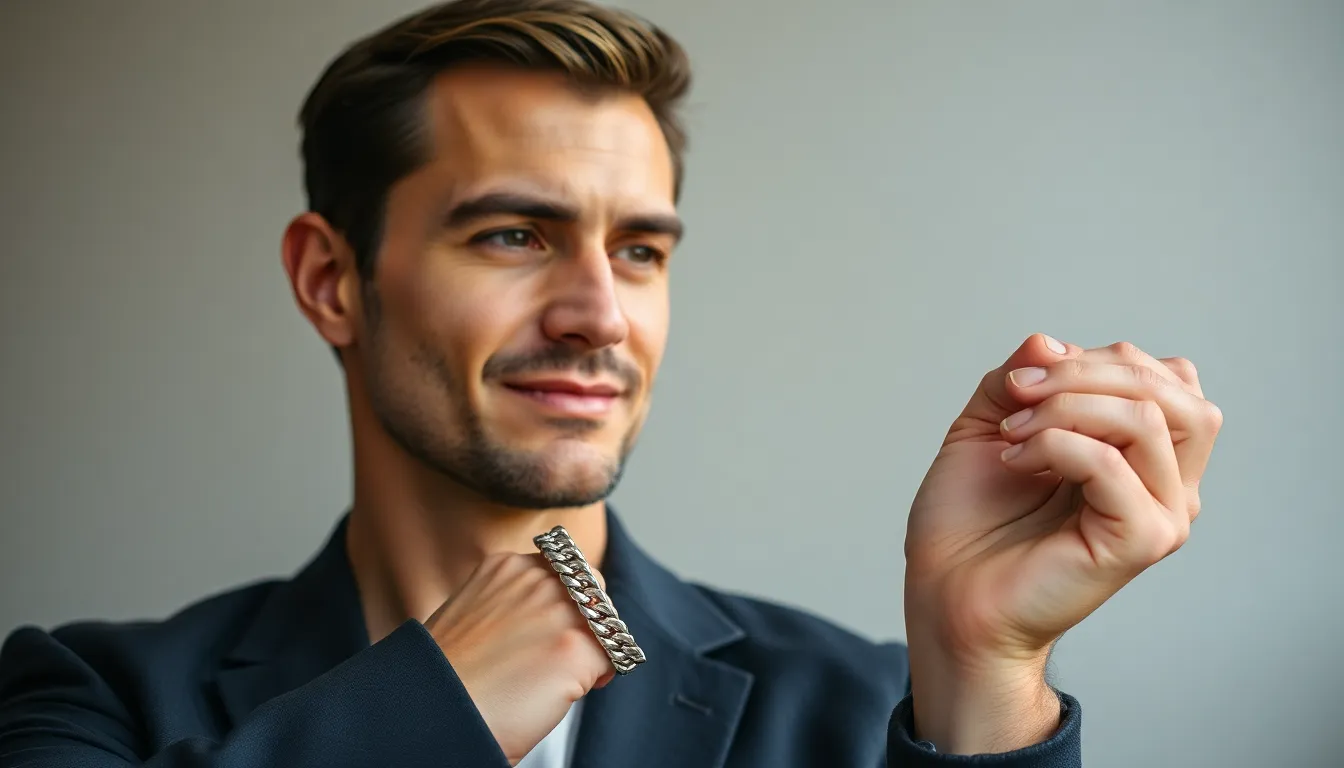 The Ultimate Guide to White Gold Bracelets for Men: Styles, Care & Buying Tips 2 The Ultimate Guide to White Gold Bracelets for Men: Styles, Care & Buying Tips 1