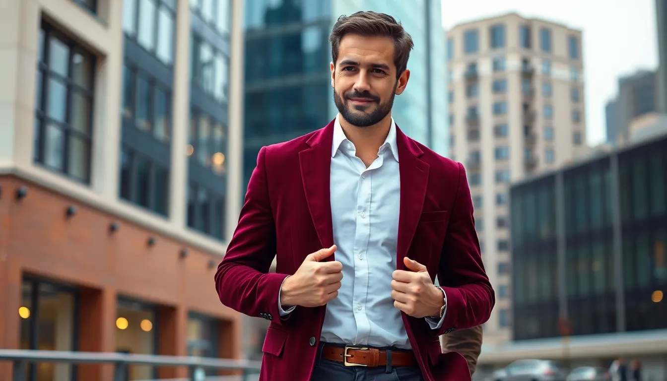 Wine Color Blazer for Men: Style Guide, Best Brands & Styling Tips 2025 2 Wine Color Blazer for Men: Style Guide, Best Brands & Styling Tips 2025 1