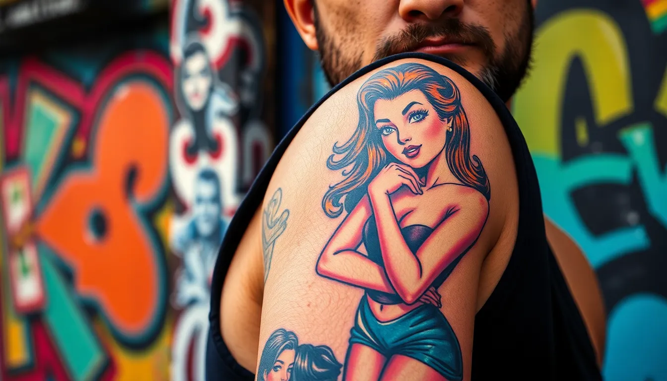 Woman Face Tattoo for Men: 50+ Bold Designs & Artist Tips for 2025 1