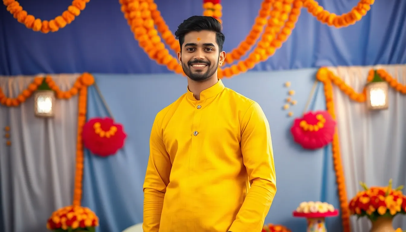 Best Yellow Kurta Men for Haldi: Perfect Styles & Colors for Your Ceremony 1