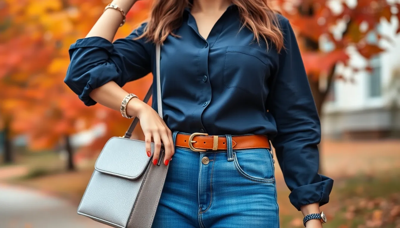 15 Stylish Shirt and Jeans Outfit Ideas That Look Expensive (But Aren't!) 17
