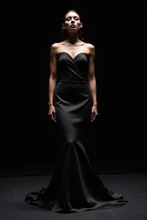 Opera Attire 101: A Complete Dressing Guide 5 a line balances shoulders and hips