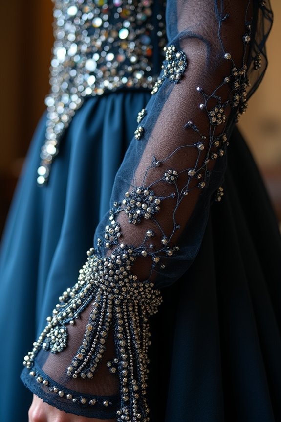 beadwork embroidery poised elegance