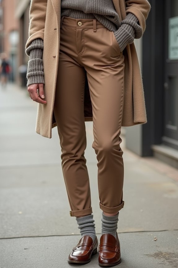 bottoms and footwear temperature guided balance