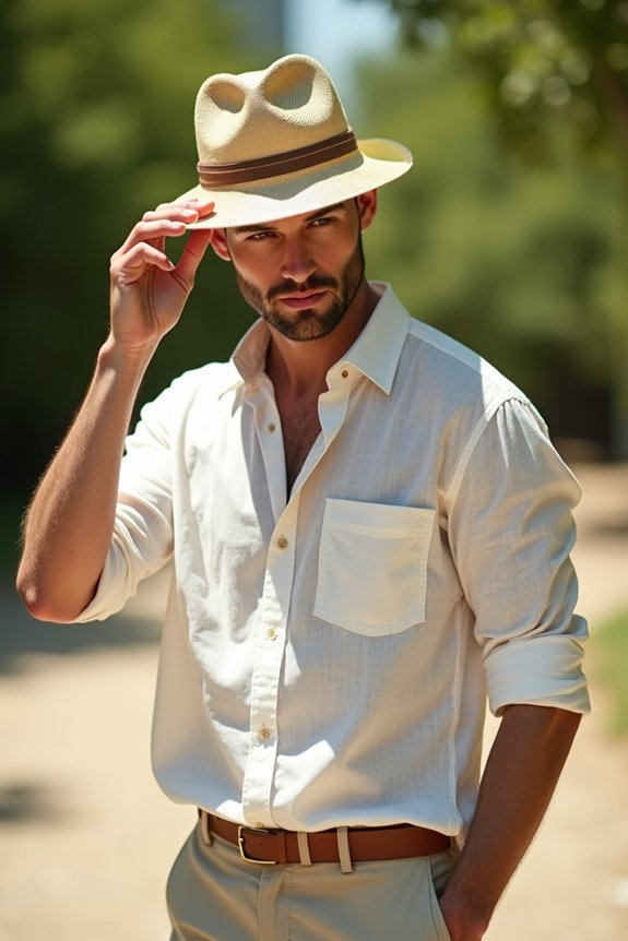 breathable protective straw hat elegance
