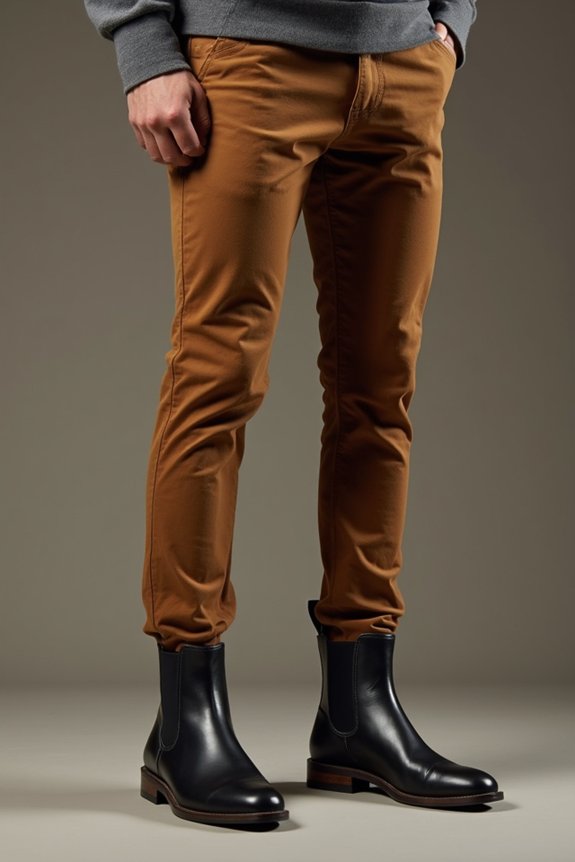 chinos and chelsea boots combo