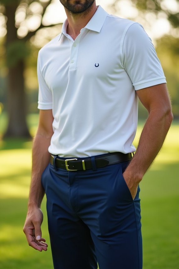 collared shirts no denim proper golf shoes
