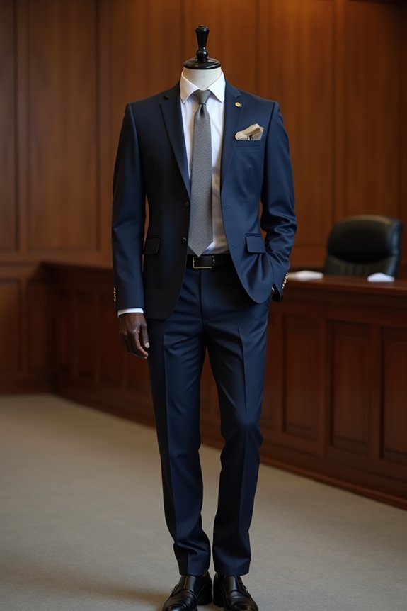 conservative professional court attire