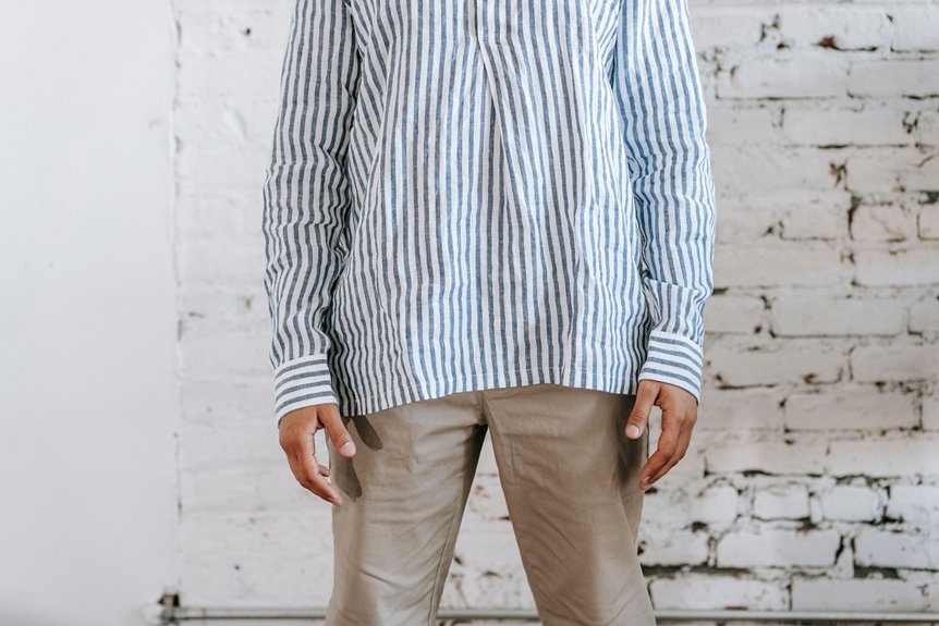 five shirt colors that pair blues