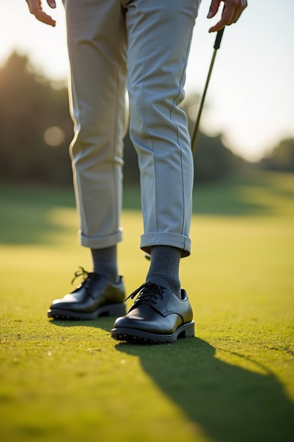 golf shoes provide performance advantage