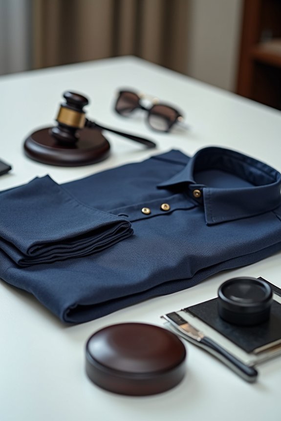 inspection timing and pristine attire