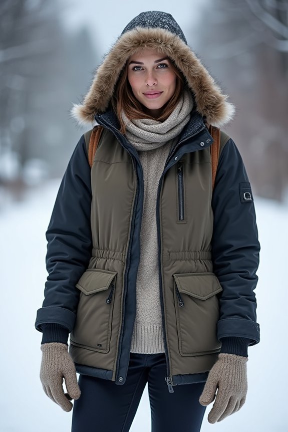 mid layer breathable non bulky warmth