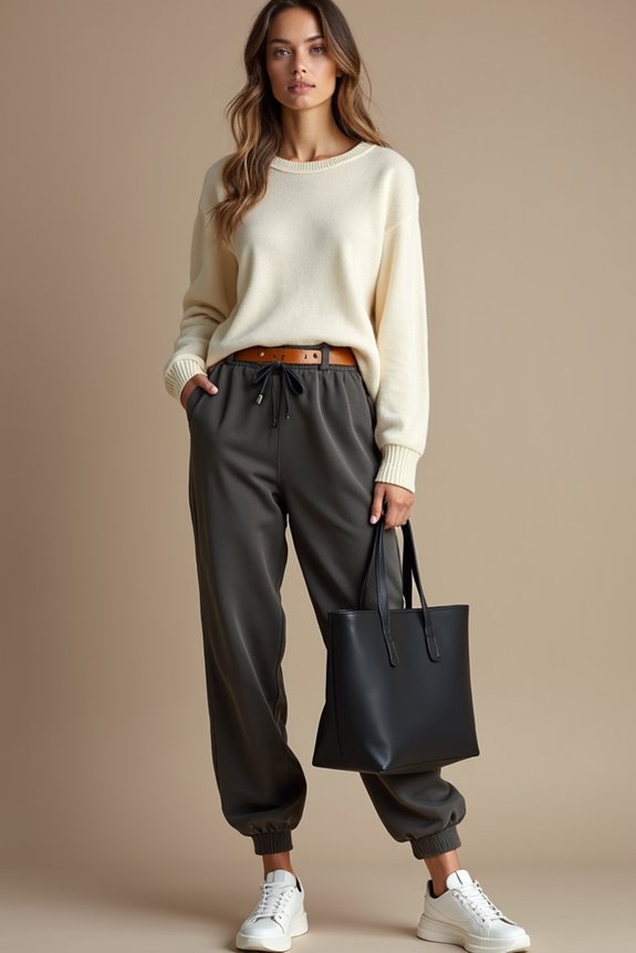 10 Ways to Elevate Joggers for Any Occasion 1 neutral joggers versatile foundation tones