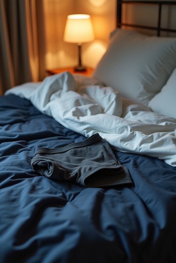 What Do Men Wear to Bed? 8 pajamas nude socks prevalence