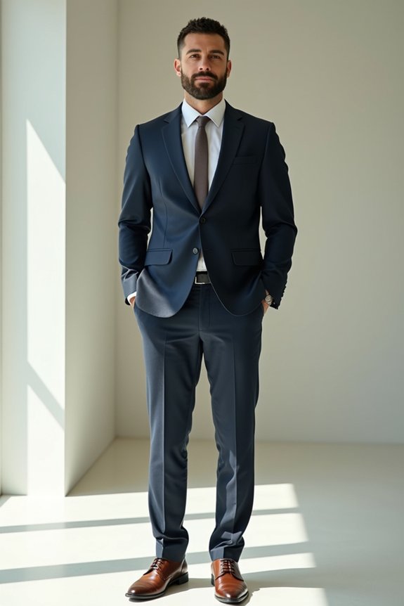 What Men Should Wear to Interview Successfully 2 polished navy suit crisp