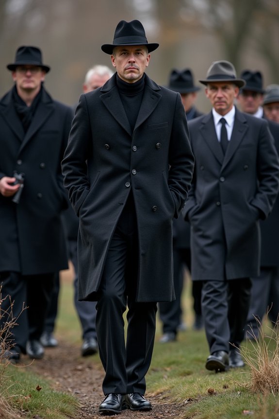 practical weather ready graveside attire