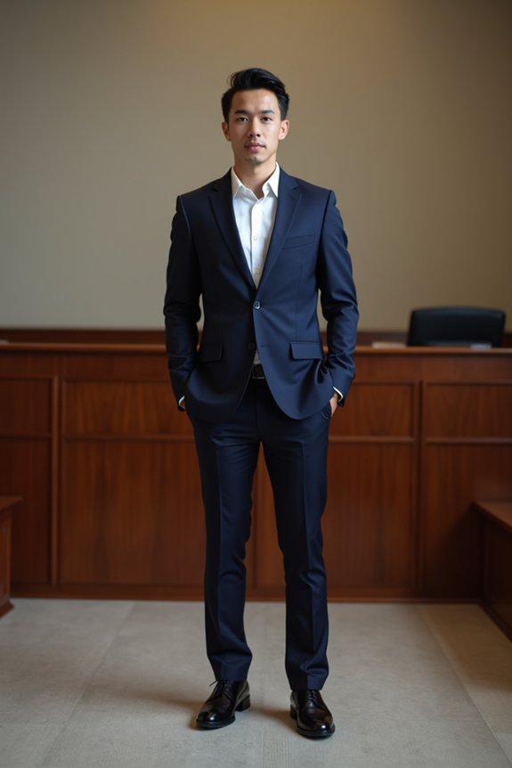 professional neutral polished attire
