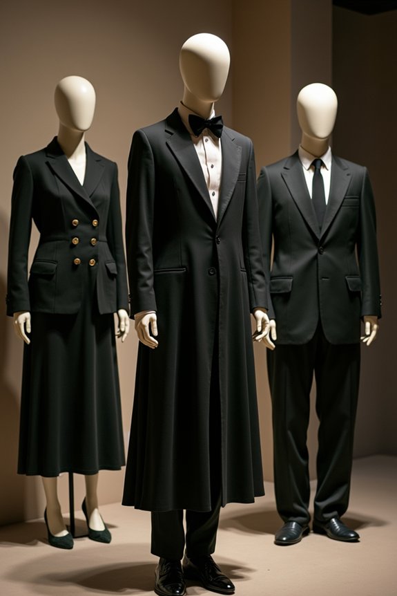 respectful conservative funeral attire signals support