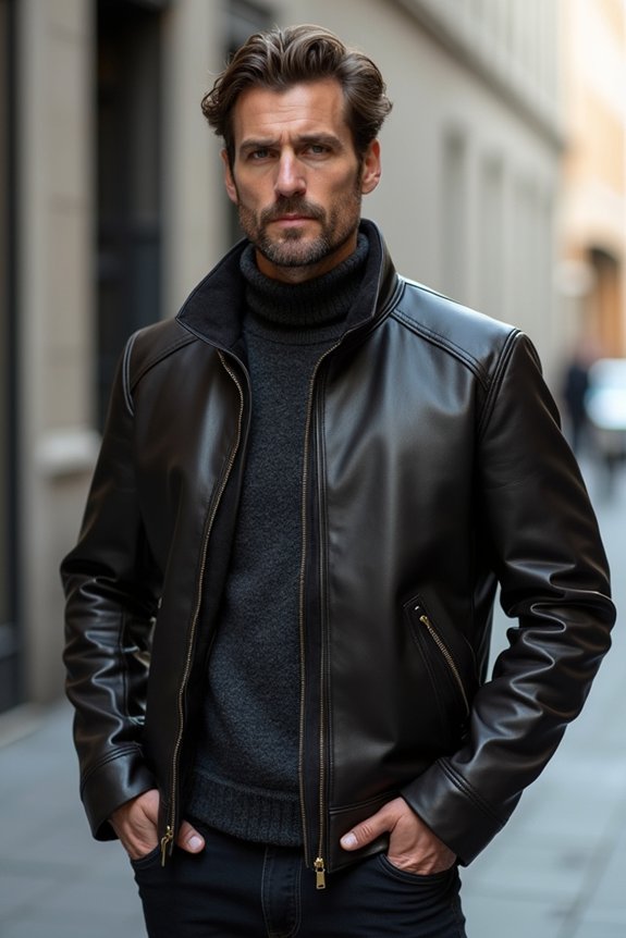 seasonal leather jacket layering guide