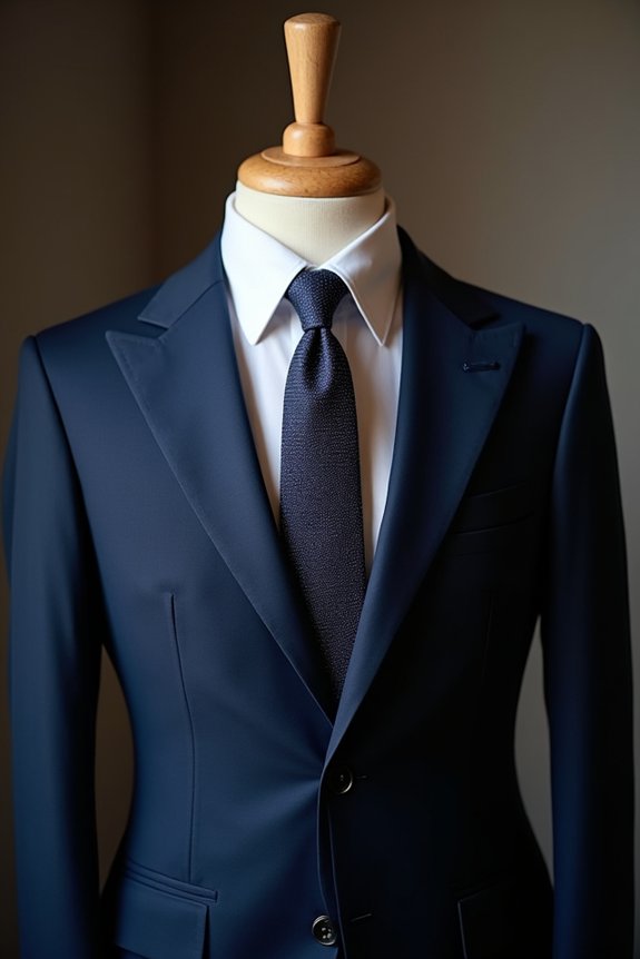 seasonal navy tie color guidance