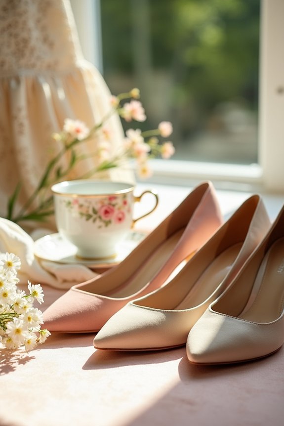 tea party footwear refined comfortable choices